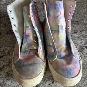Art Class Tie-Dye Kids High-Top Sneakers